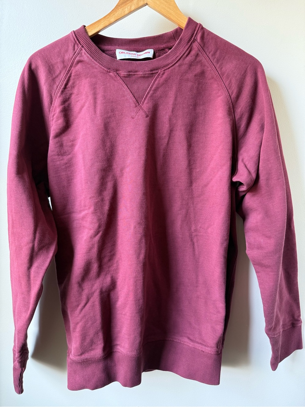 ORLEBAR BROWN Raglan‎ Sweatshirt Quiet Luxury Preppy Minimalist Americana M